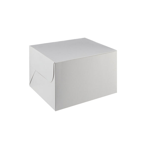White Cake Box 25X25 Cm-100 Pieces