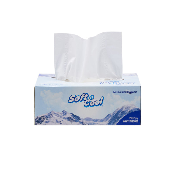 Soft N Cool Facial Tissue 150 Sheets X 2 Ply-30 Boxes