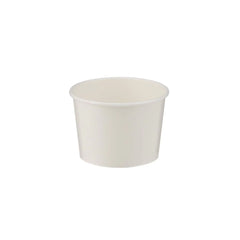 1000 Pieces PAPER ICE CREAM CUPS WHITE- 250ML (8 OZ)