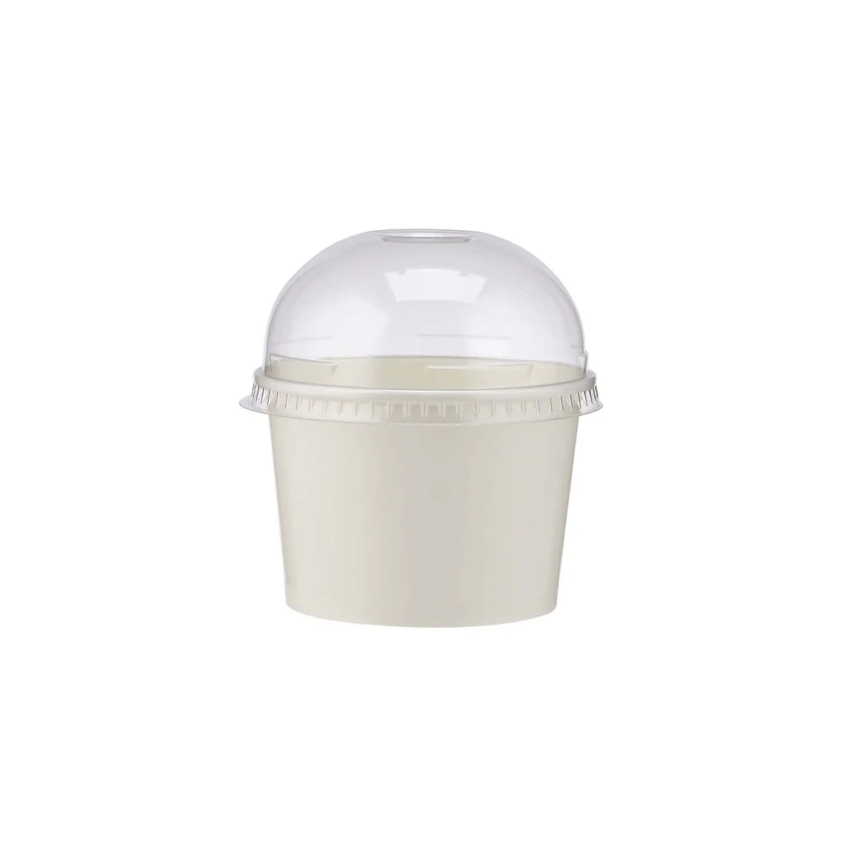 1000 Pieces PAPER ICE CREAM CUPS WHITE- 250ML (8 OZ)