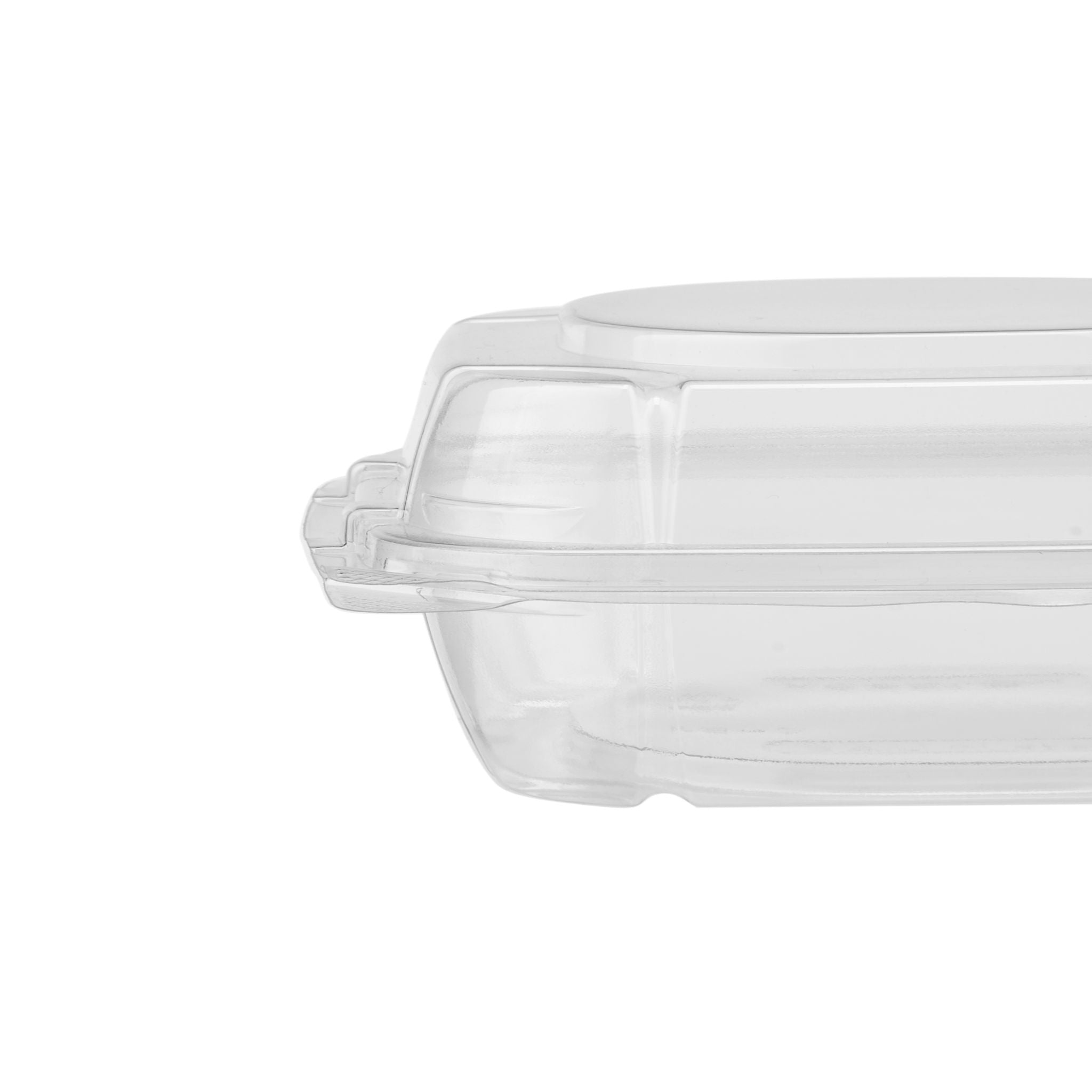  Clear Hinged PET Burger Box 5 Inch