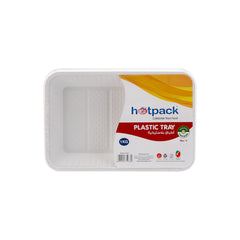 Plastic White Rectangular Trays V4(268*188*27mm)