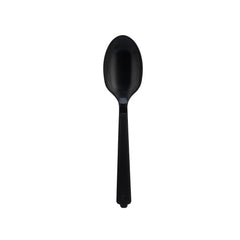 Black Plastic Medium Duty PP Spoon