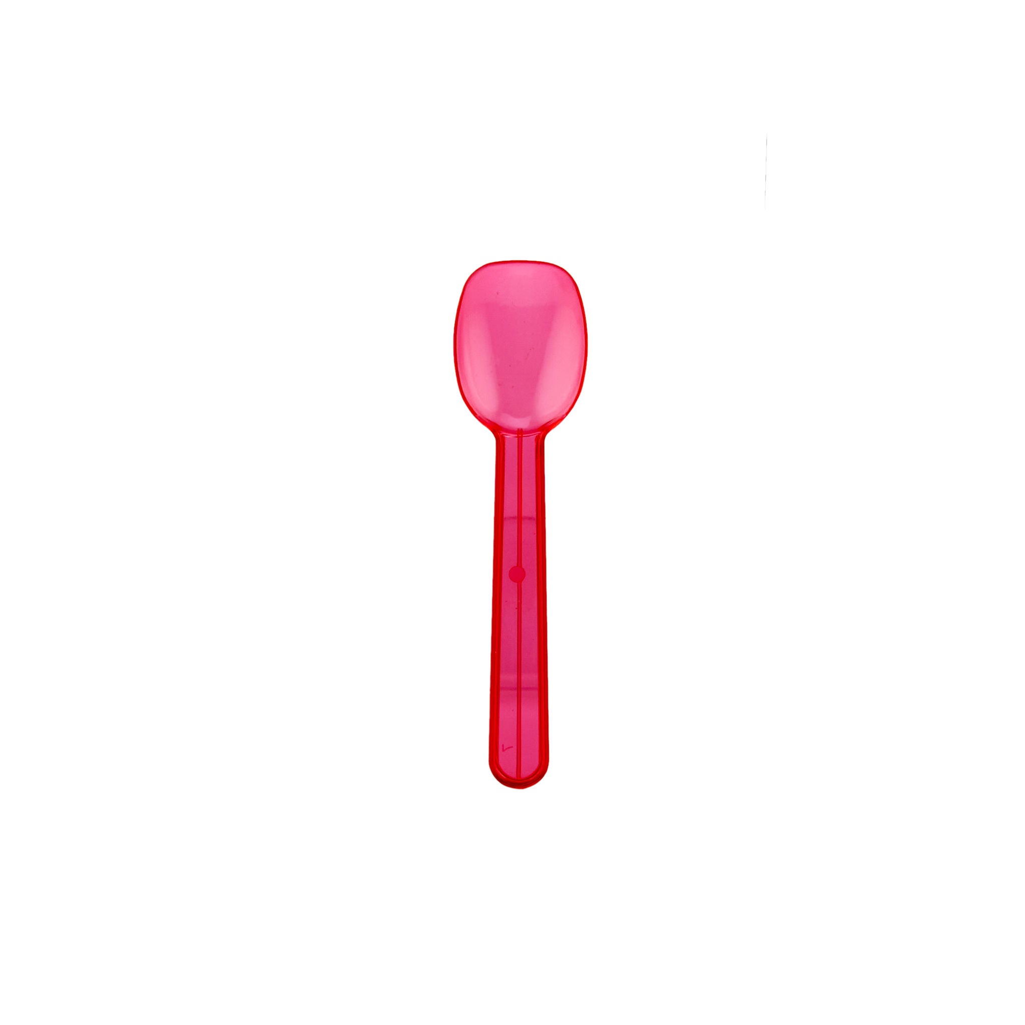 Mixed Color Plastic Ice Cream Spoon Small-8.2 Cm 