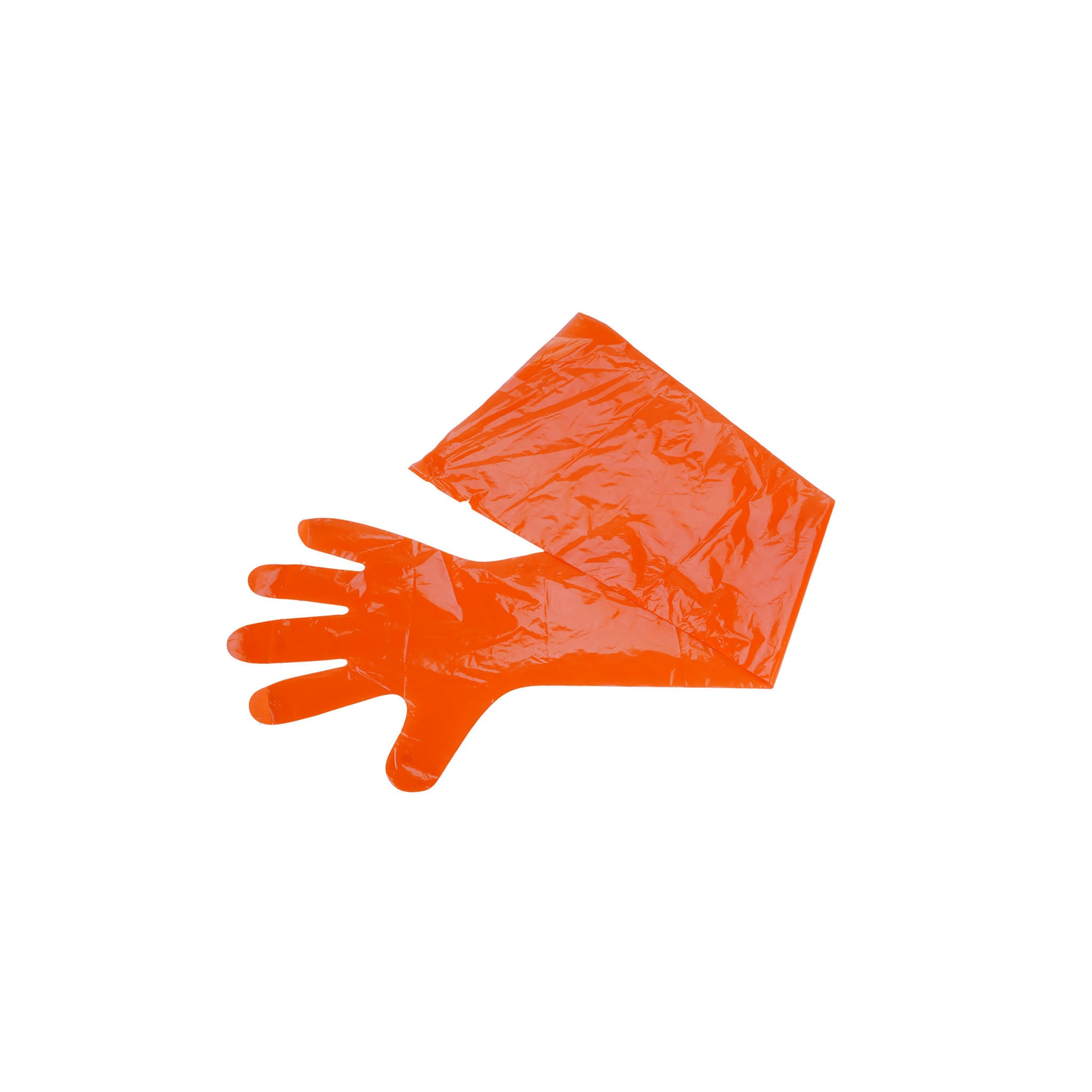  Plastic Long Sleeve Gloves-90 Cm