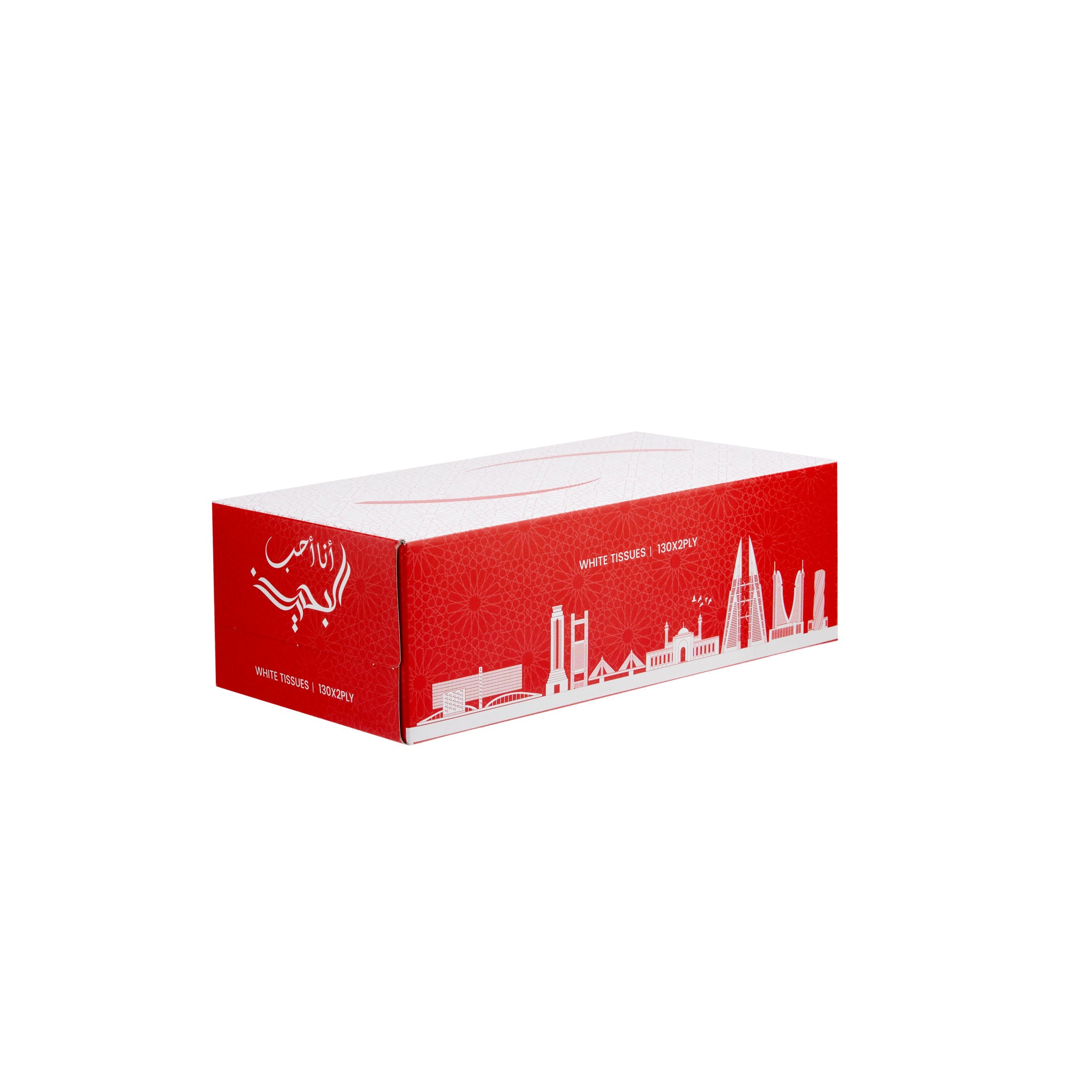 Bahrain National Day Tissue Box 130 Sheets