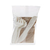 Biodegradable Cutlery Set (Spoon/Fork/Knife/Tissue)-250 Sets