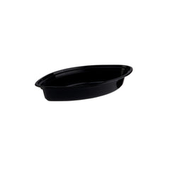 Black Base Oval Container 40 Oz