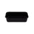 Microwavable Heavy Duty Black Rectangular Container