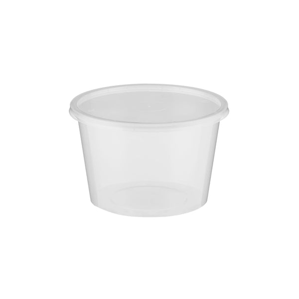 Clear Round Microwavable PP Container