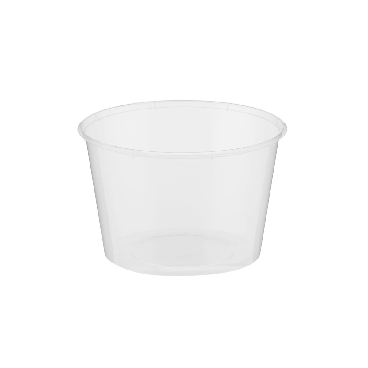 Clear Round Microwavable PP Container