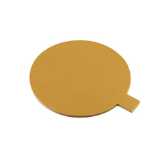 Gold Round Cake Board with Handle