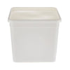 White Plastic 4 Litre Pail Box