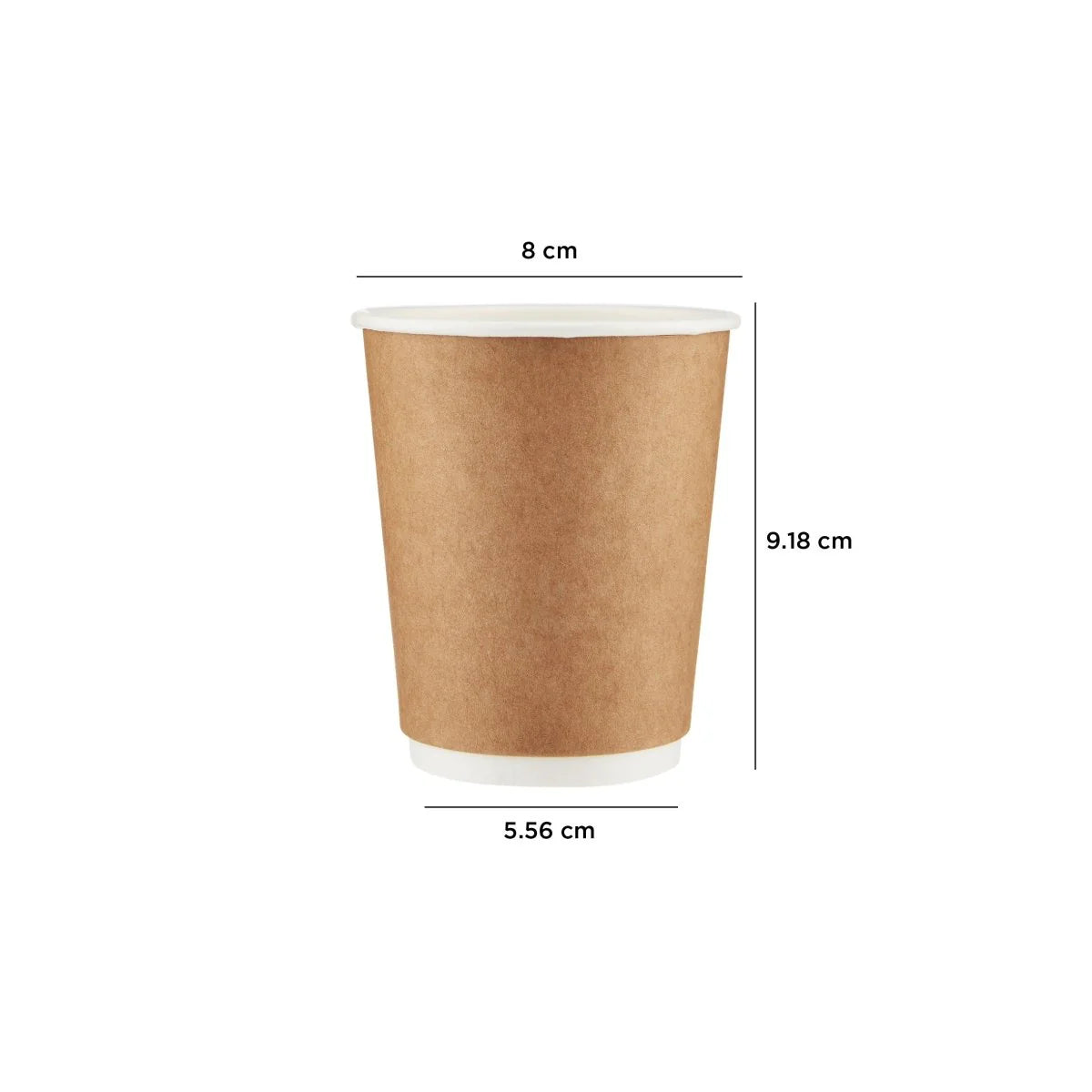 Kraft Double Wall Paper Cups