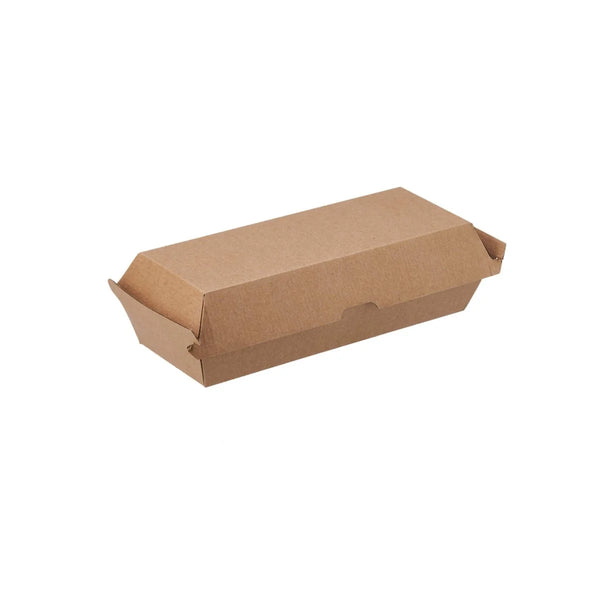 Kraft Flute Hotdog Box 208*75*70 Mm