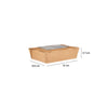 Kraft PE Lunch Box with Window