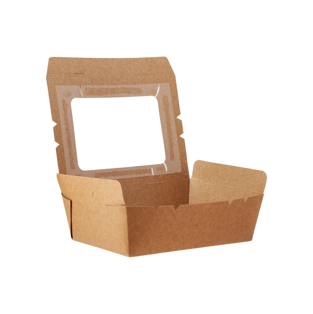 Kraft PE Lunch Box with Window