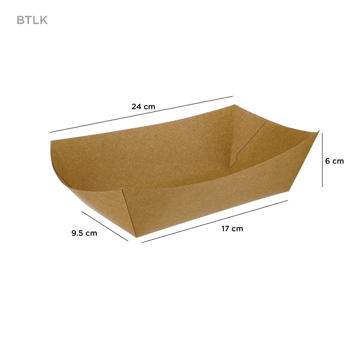 Kraft Paper Boat Tray