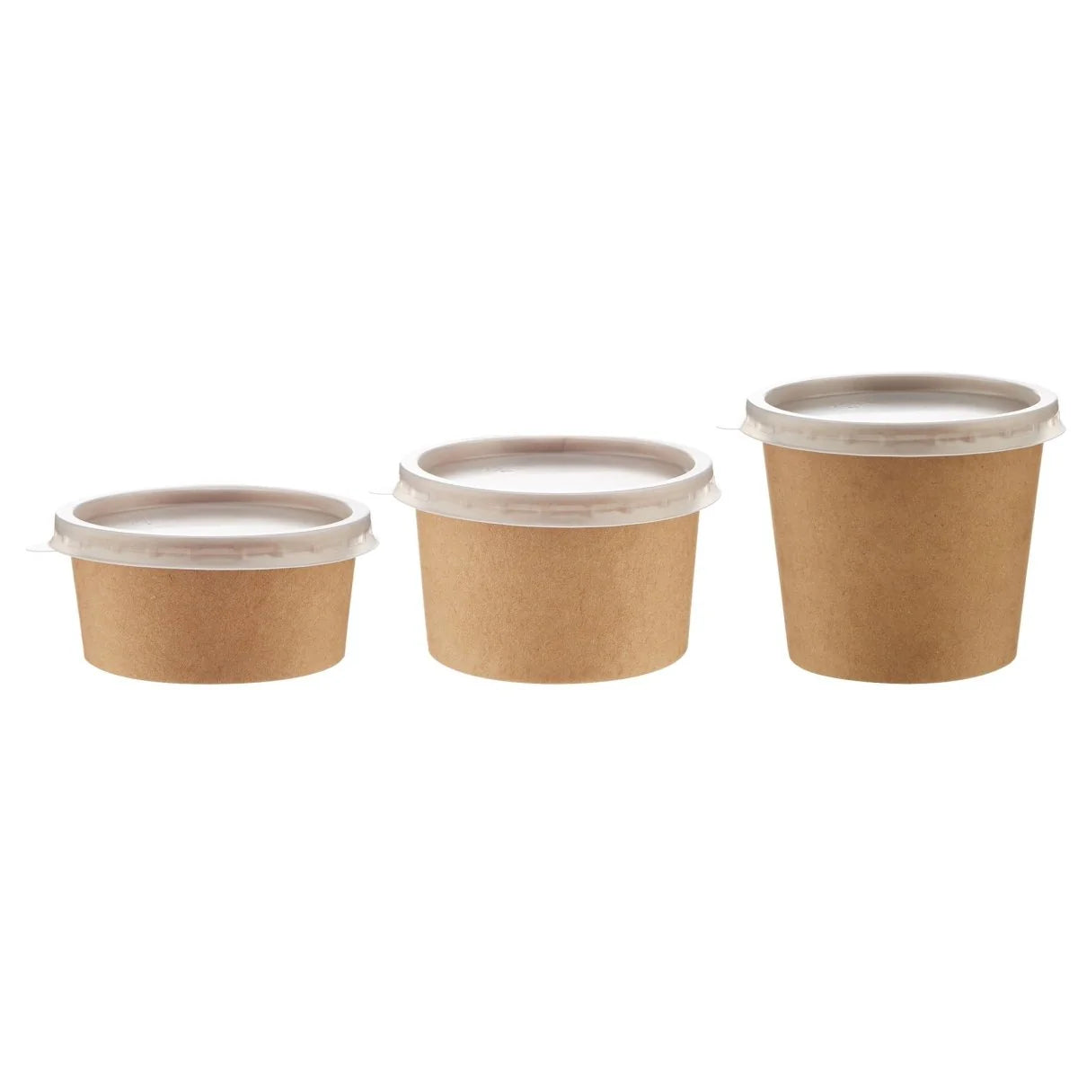 Kraft Paper Portion Cups with Lid