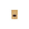 Kraft Resealable Paper Bag With Window.