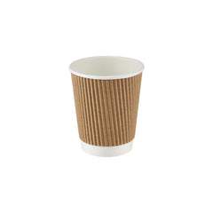 Kraft Ripple Paper Cups