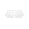 Rectangular Microwaveable 5 Compartment Container With Lid