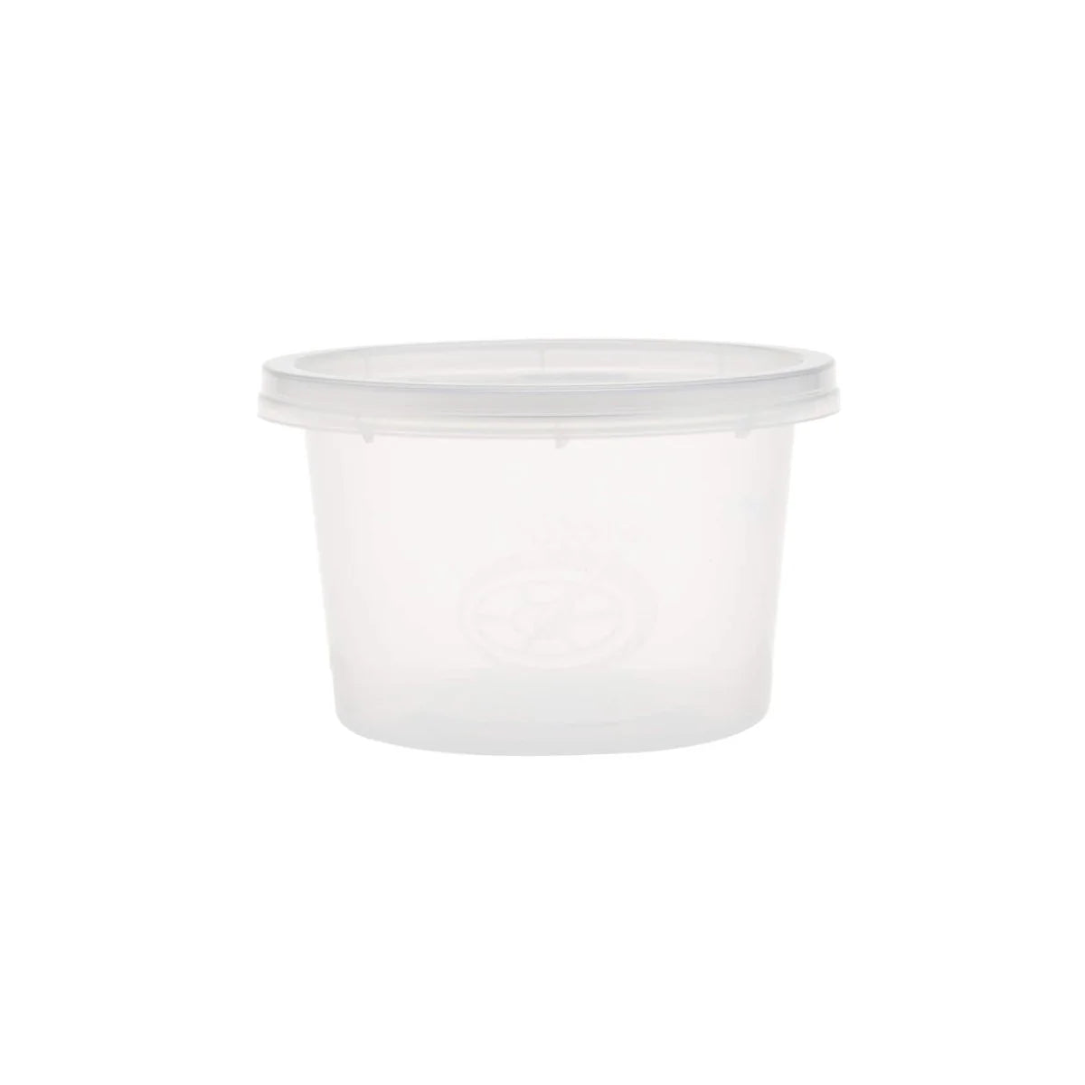 Microwavable Clear Portion Cup with Lid