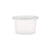 Microwavable Clear Portion Cup with Lid
