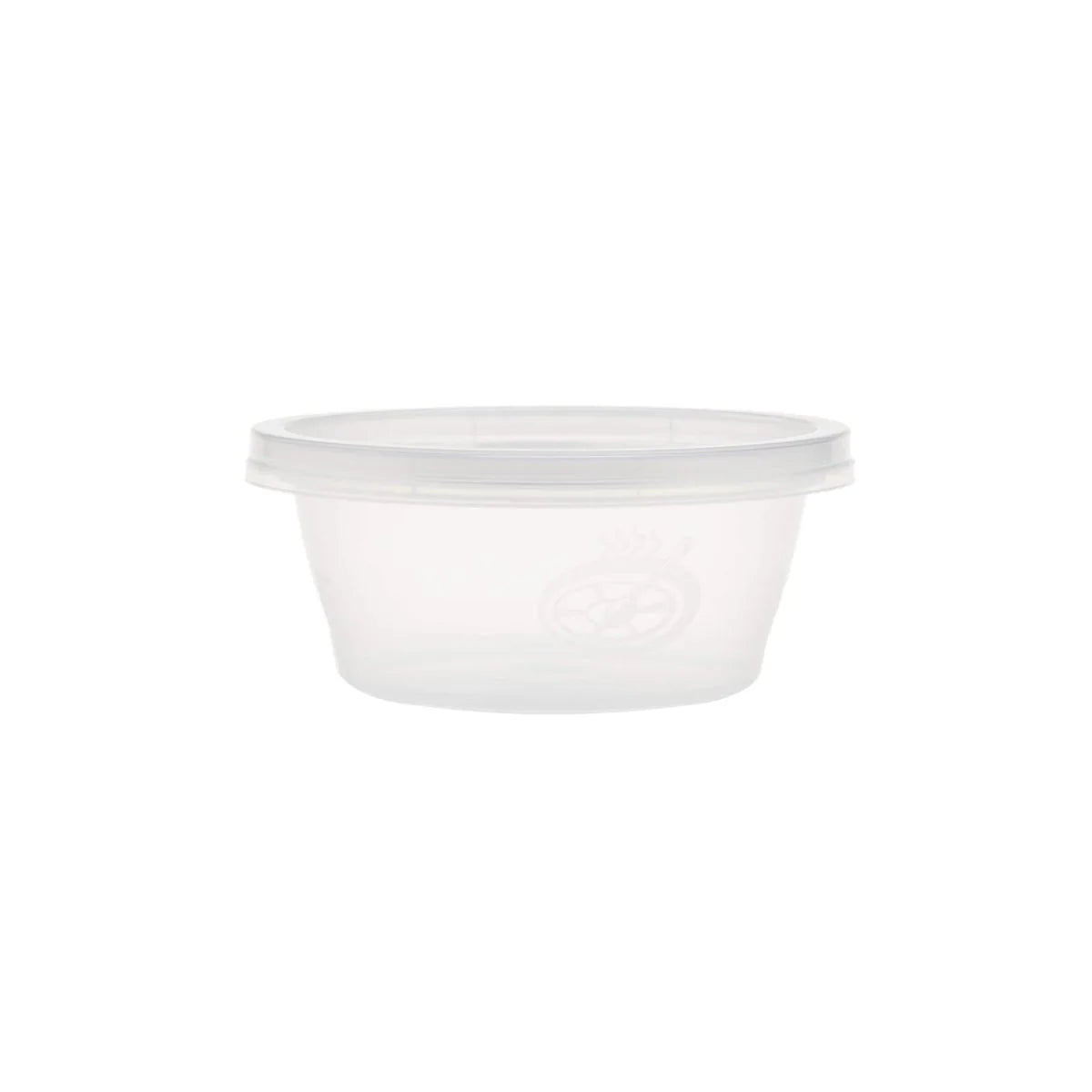 Microwave Clear Portion Cup With Lid 60 Ml