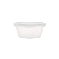 Microwave Clear Portion Cup With Lid 60 Ml