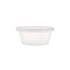 Microwavable Clear Portion Cup with Lid