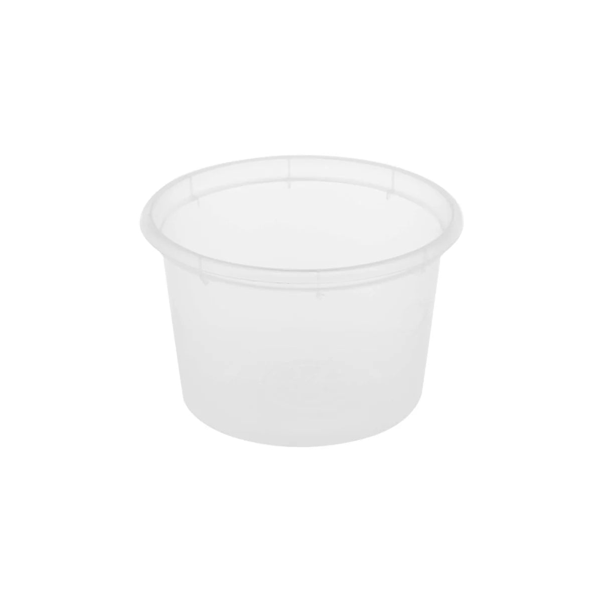 Microwavable Clear Portion Cup with Lid