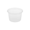 Microwavable Clear Portion Cup with Lid