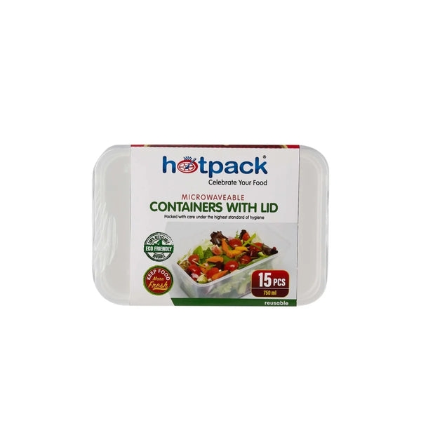 Offer Pack Clear Microwaveable Container