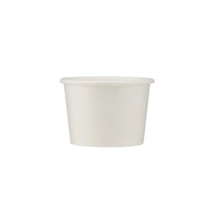 PAPER ICE CREAM CUPS WHITE- 400ML (13 OZ)