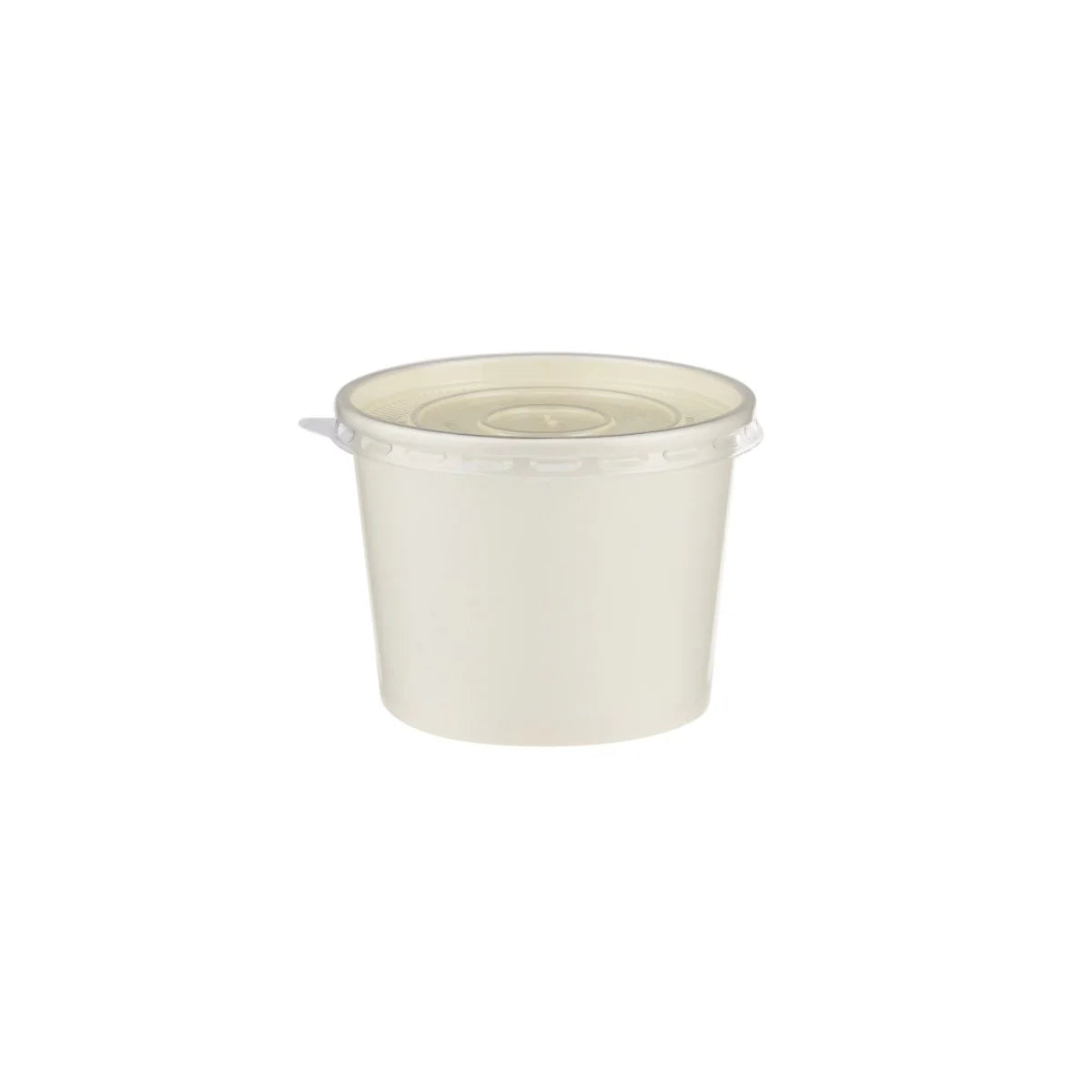 Paper Soup Bowl White