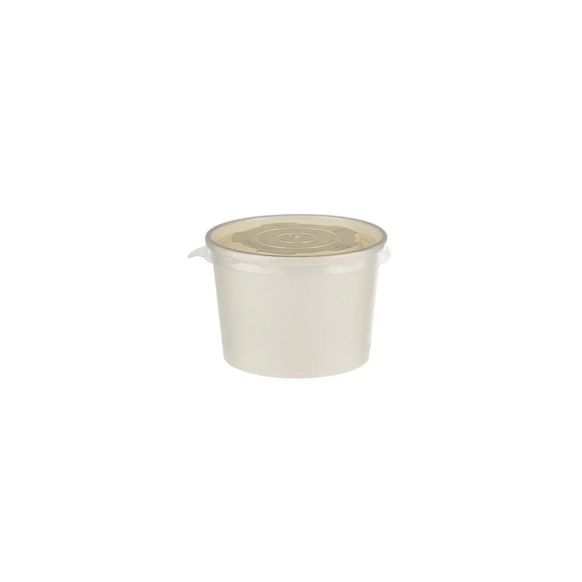 Paper Soup Bowl White