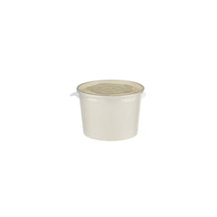 Paper Soup Bowl White