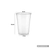Hotpack Clear PET Cup 78 Diameter With Lid