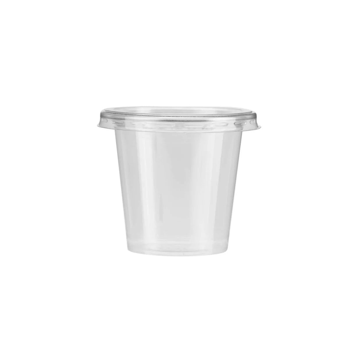 PET Clear Portion Cup 1 Oz with Lid