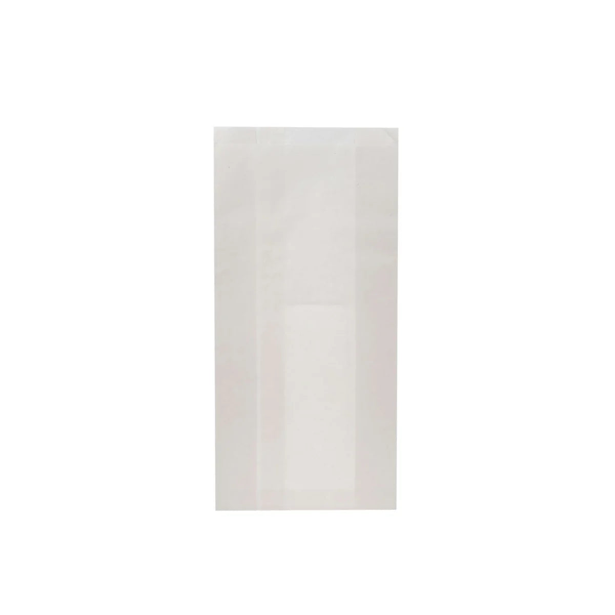 Flat Bottom White Paper Bag