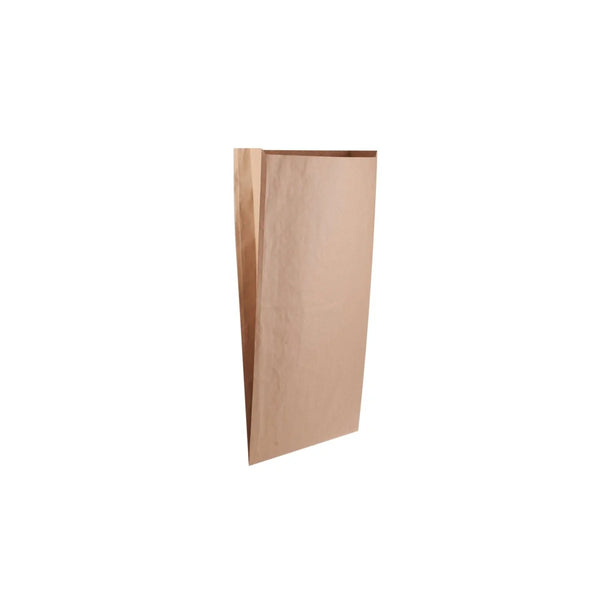 Flat Bottom Paper Bag Brown 4 Kg - hotpack.bh
