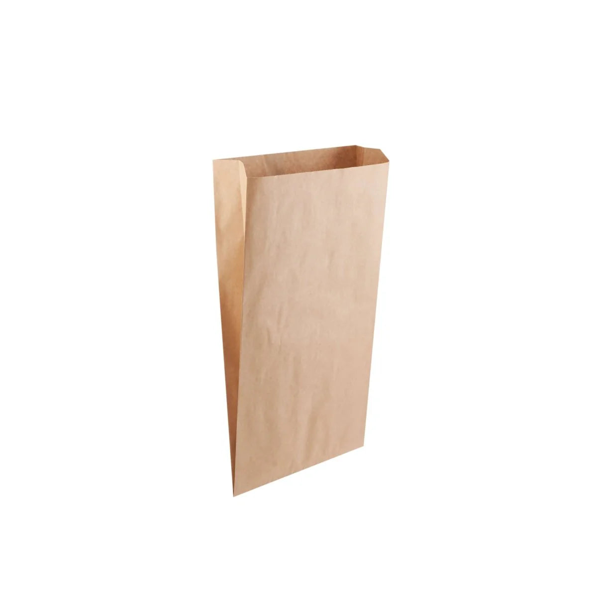 Flat Bottom Paper Bag Brown