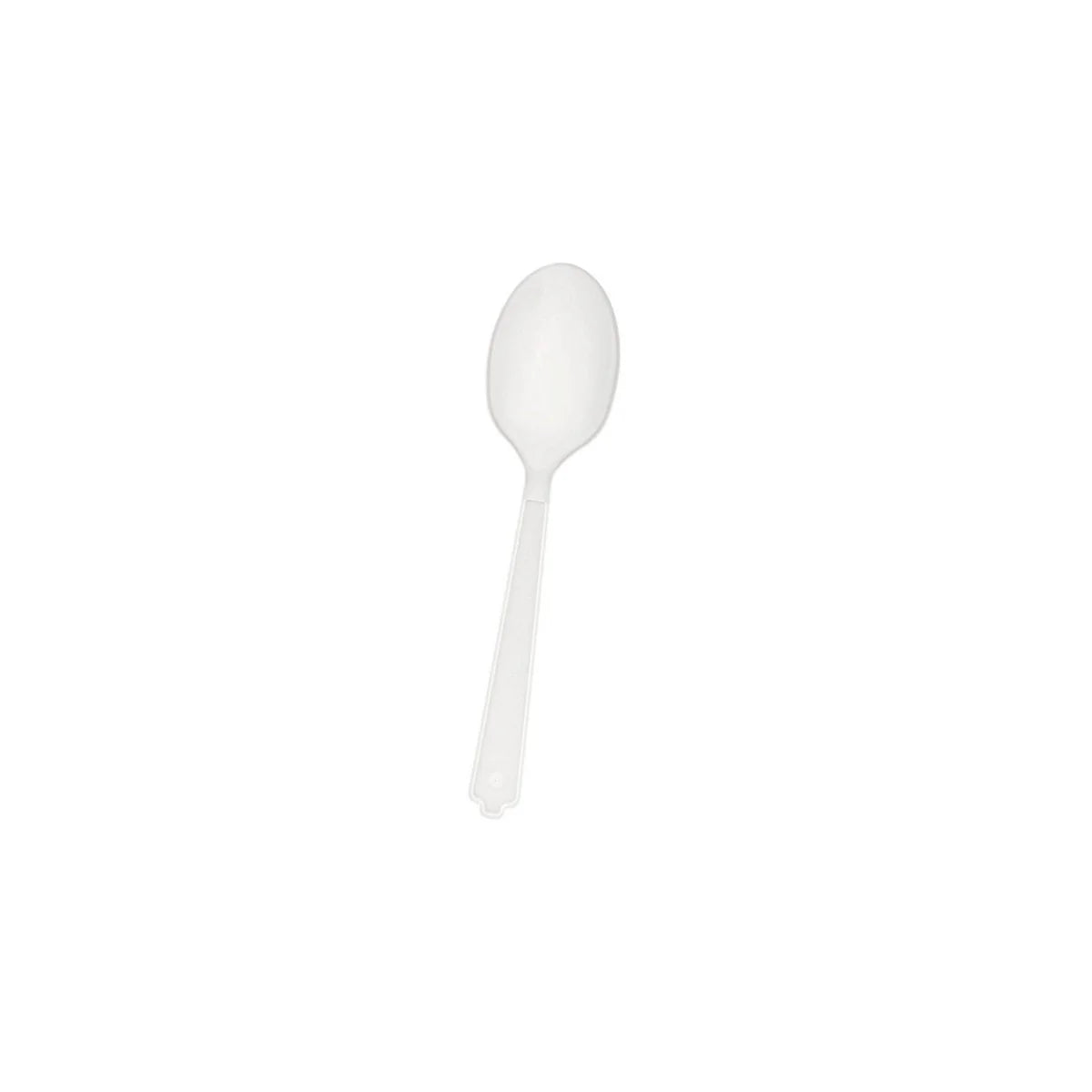 White Plastic Medium Duty PP Spoon