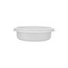 PP Plain White Bowl with Lid