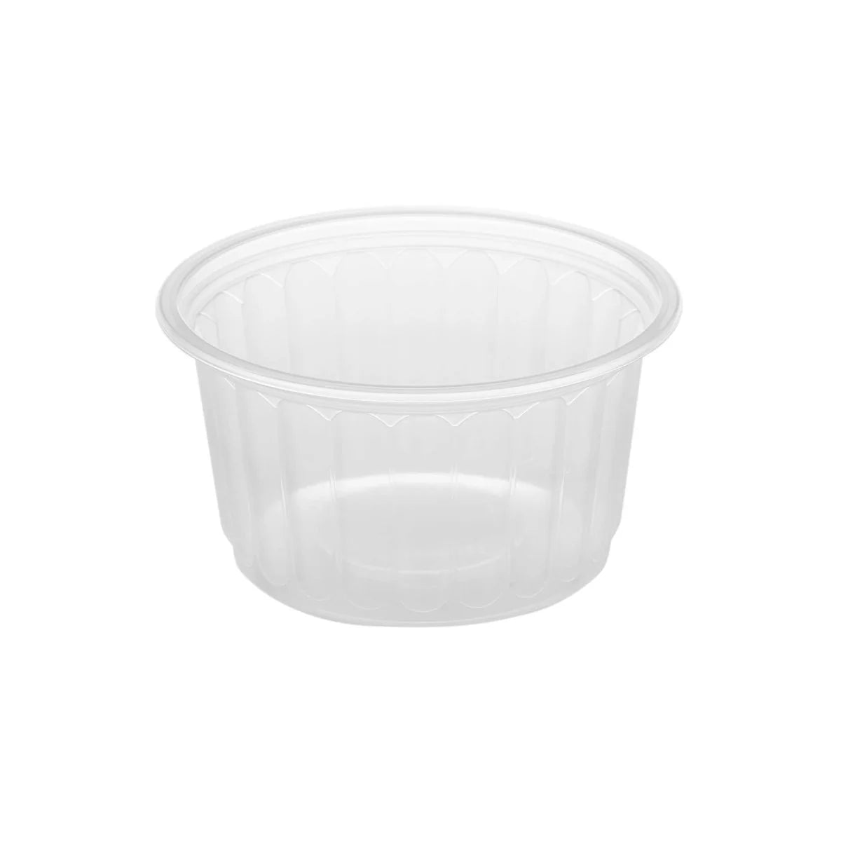 PP Corrugated Clear Bowl 350 Ml-Base Only