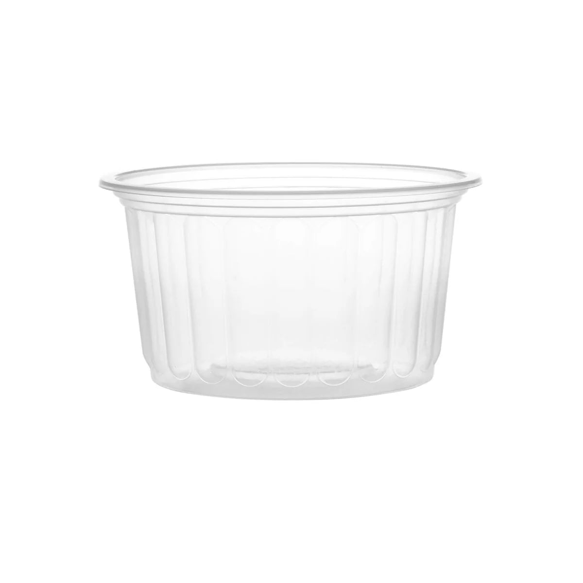 PP Corrugated Clear Bowl 350 Ml-Base Only