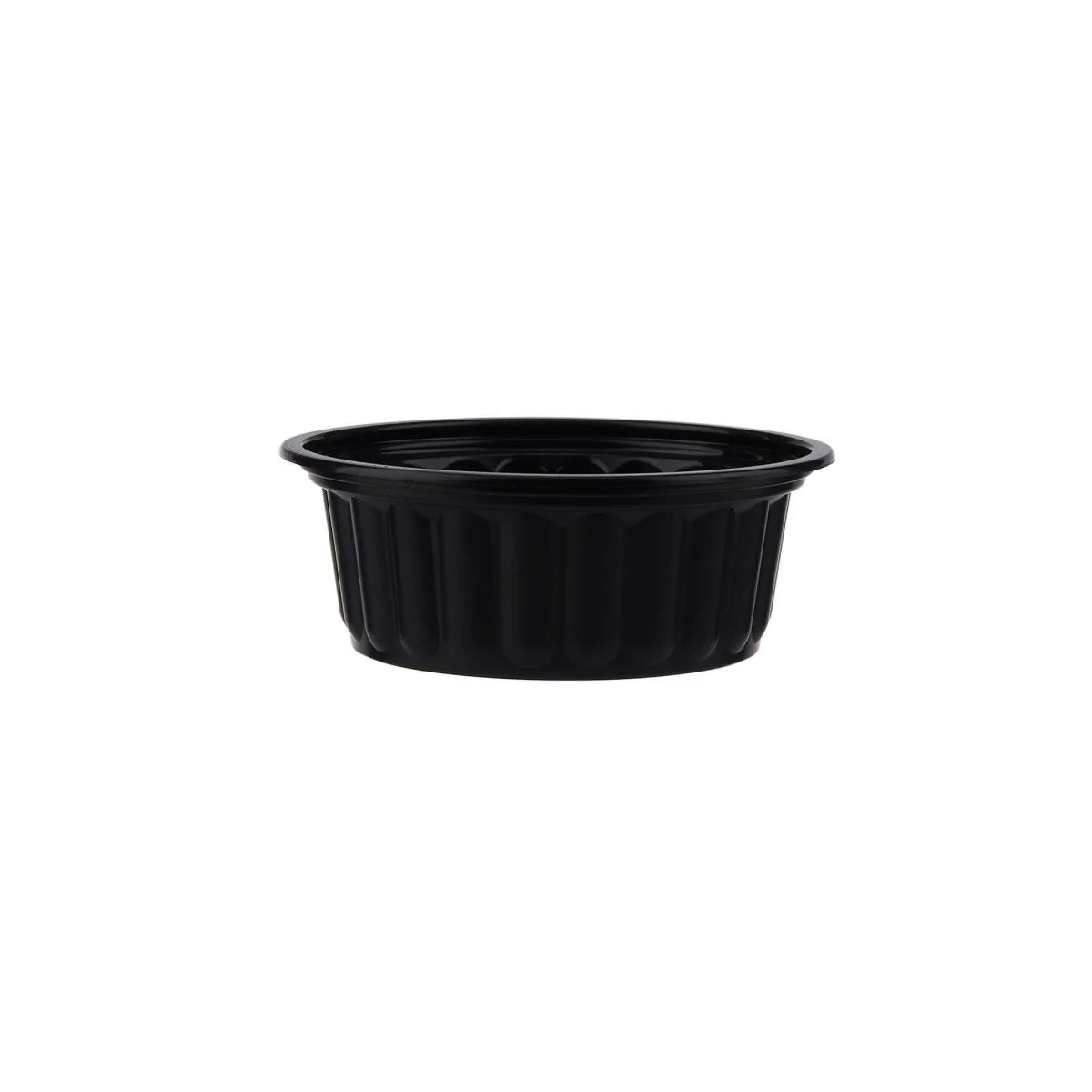 PP Corrugated Black Bowl