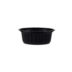 PP Corrugated Black Bowl