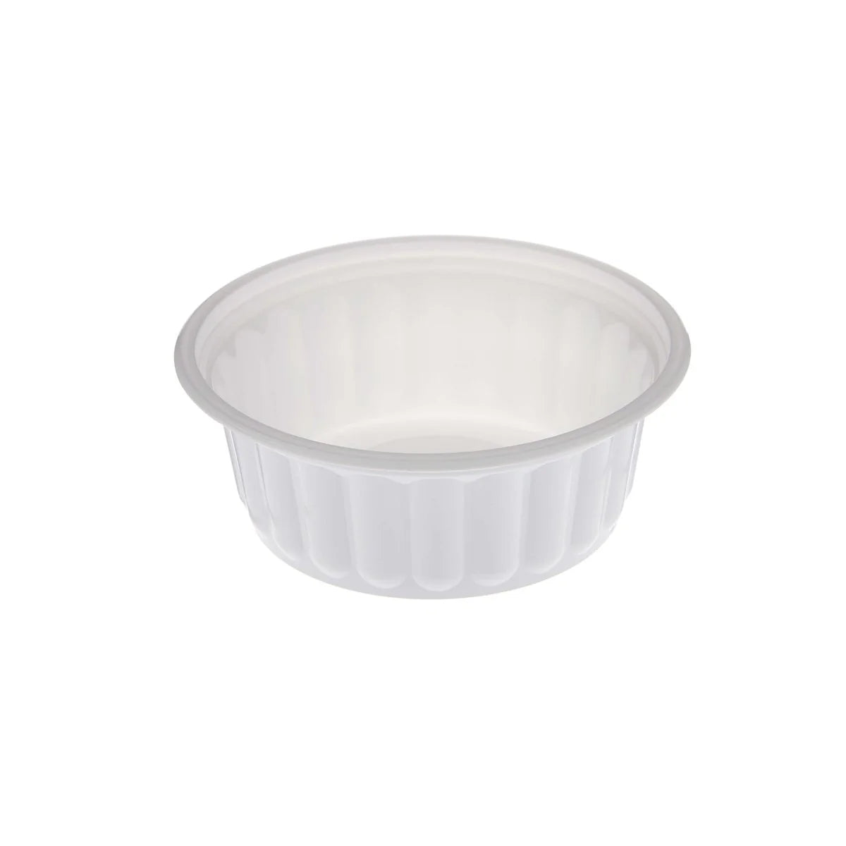 PP Corrugated White Bowl